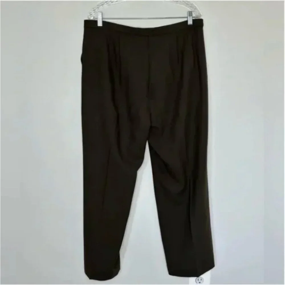 Eileen Fisher Women's Neutral Brown Minimalist Pants Size Large